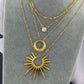 Necklace, 18K Gold Plated Steel