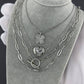 Necklace, 18K Gold Plated Steel