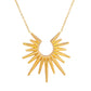 Necklace, 18K Gold Plated Steel