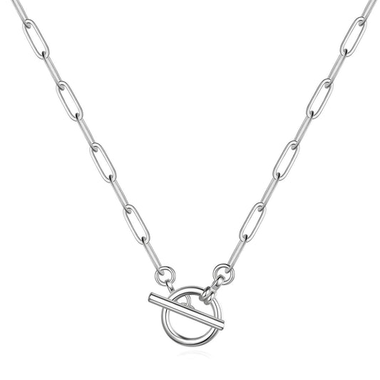Necklace, 18K Gold Plated Steel