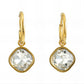 Earrings, 18K Gold Plated Steel
