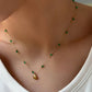 Necklace, 18K Gold Plated Steel